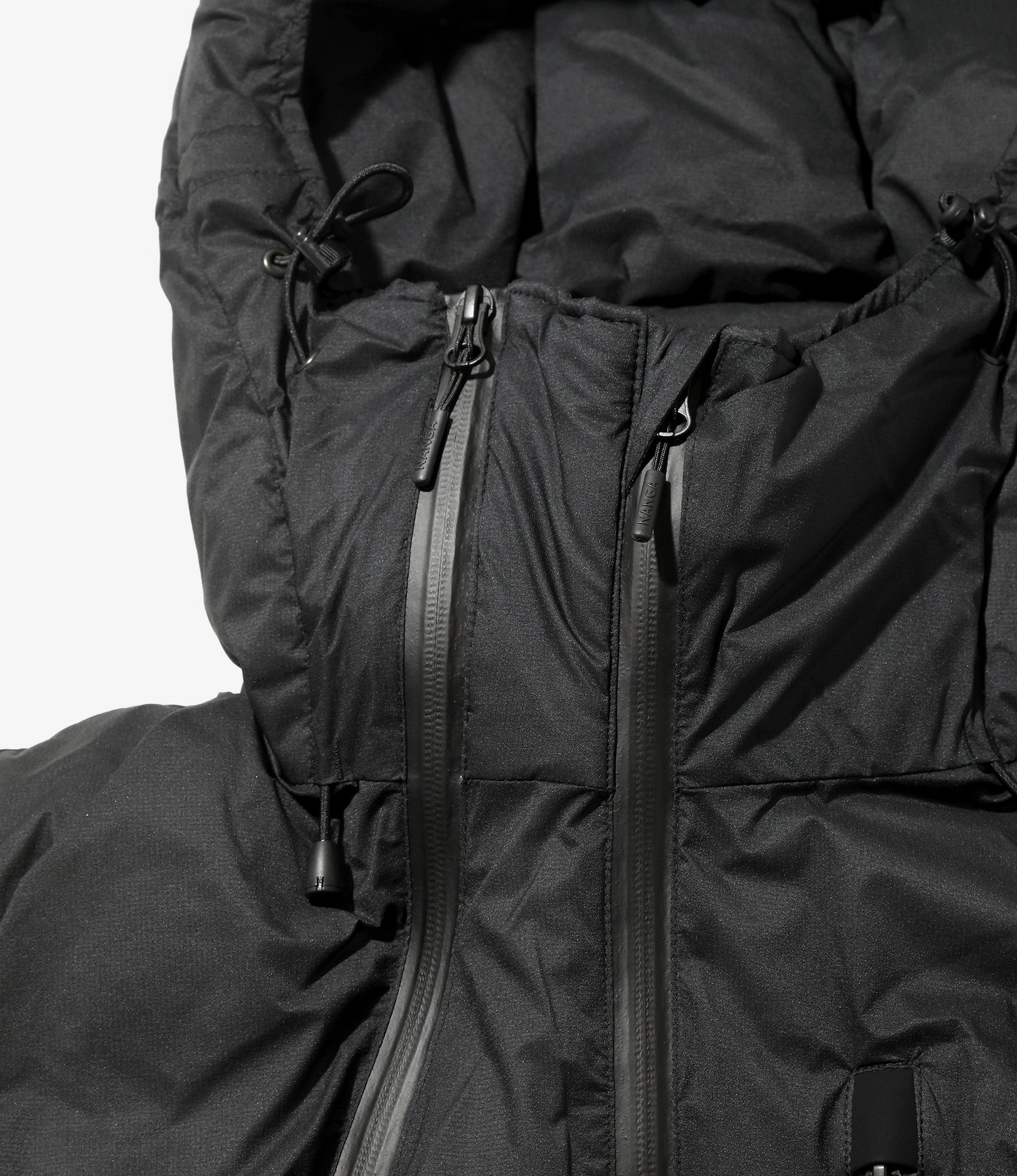 Down Zip Vest ?C Black Ripstop Nylon Stay Fresh