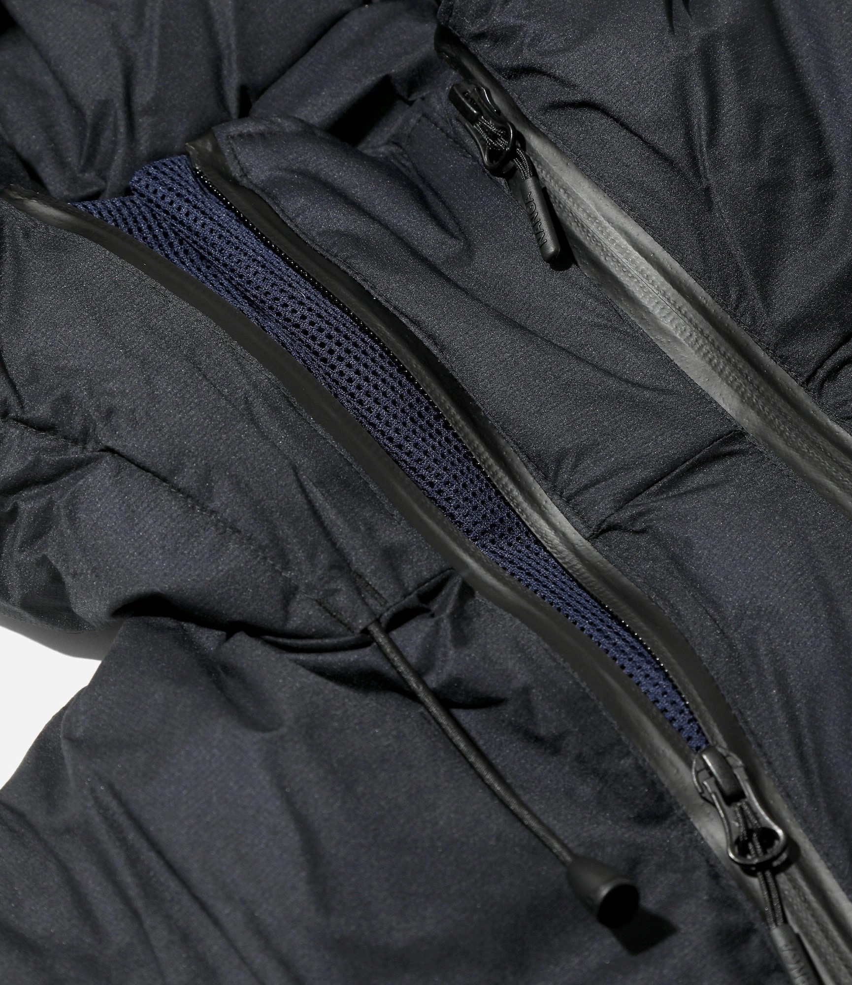 Down Zip Vest ?C Dark Navy Ripstop Nylon Moisture Lock Barrier Tech Enthusiast - targeted