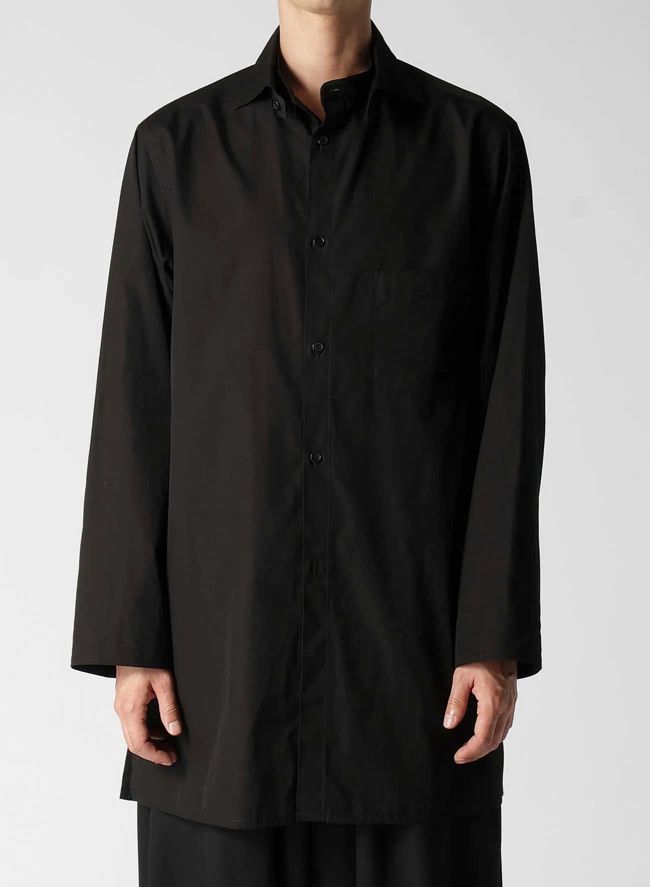 Trend-Driven CHAIN STITCH BROARD J-SPARE COLOR BLOUSE