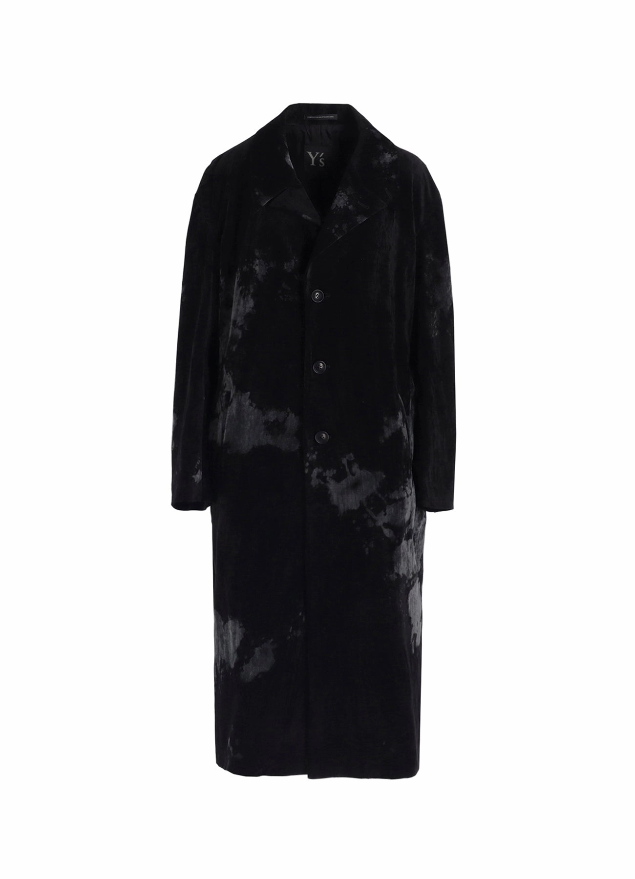 DISCHARGE-PRINTED VELVET BIG JACKET Customizable Fit