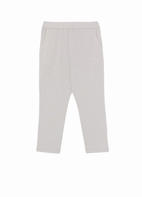 Soft Texture 80/2 40/1 DUAL-LAYER JERSEY PANTS (M)