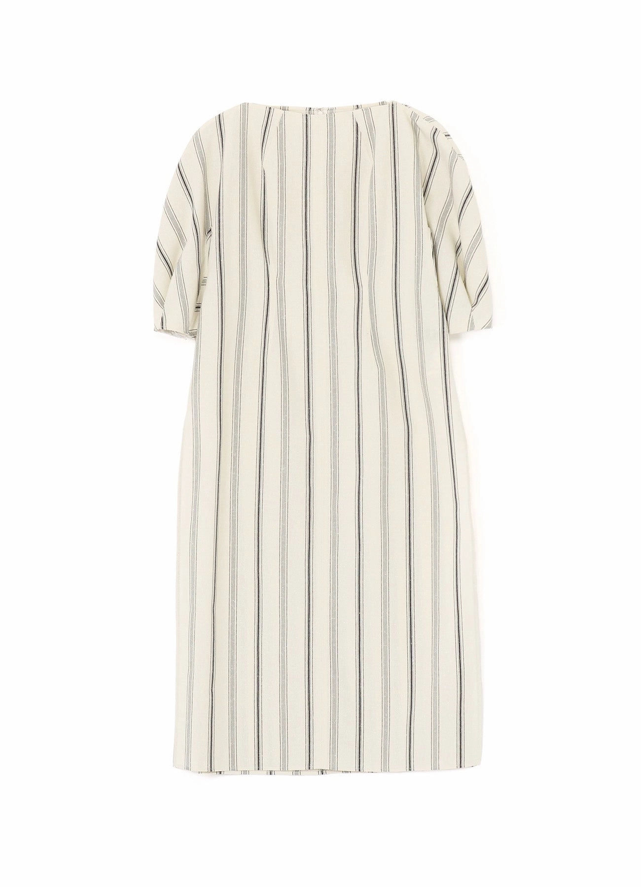 HARD TWISTED STRIPE SLIT DRESS Polished look dress
