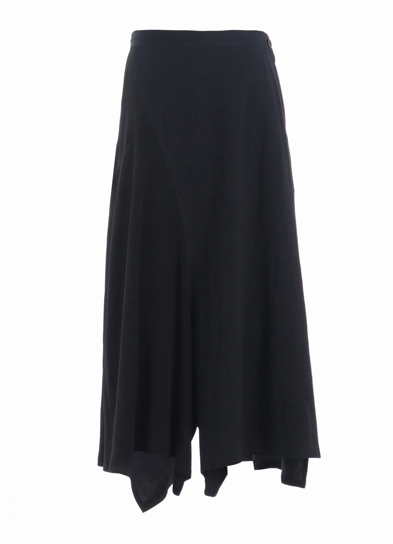 CREPE de CHINE/6oz DENIM RIGHT DART FLARE PANTS Moisture control