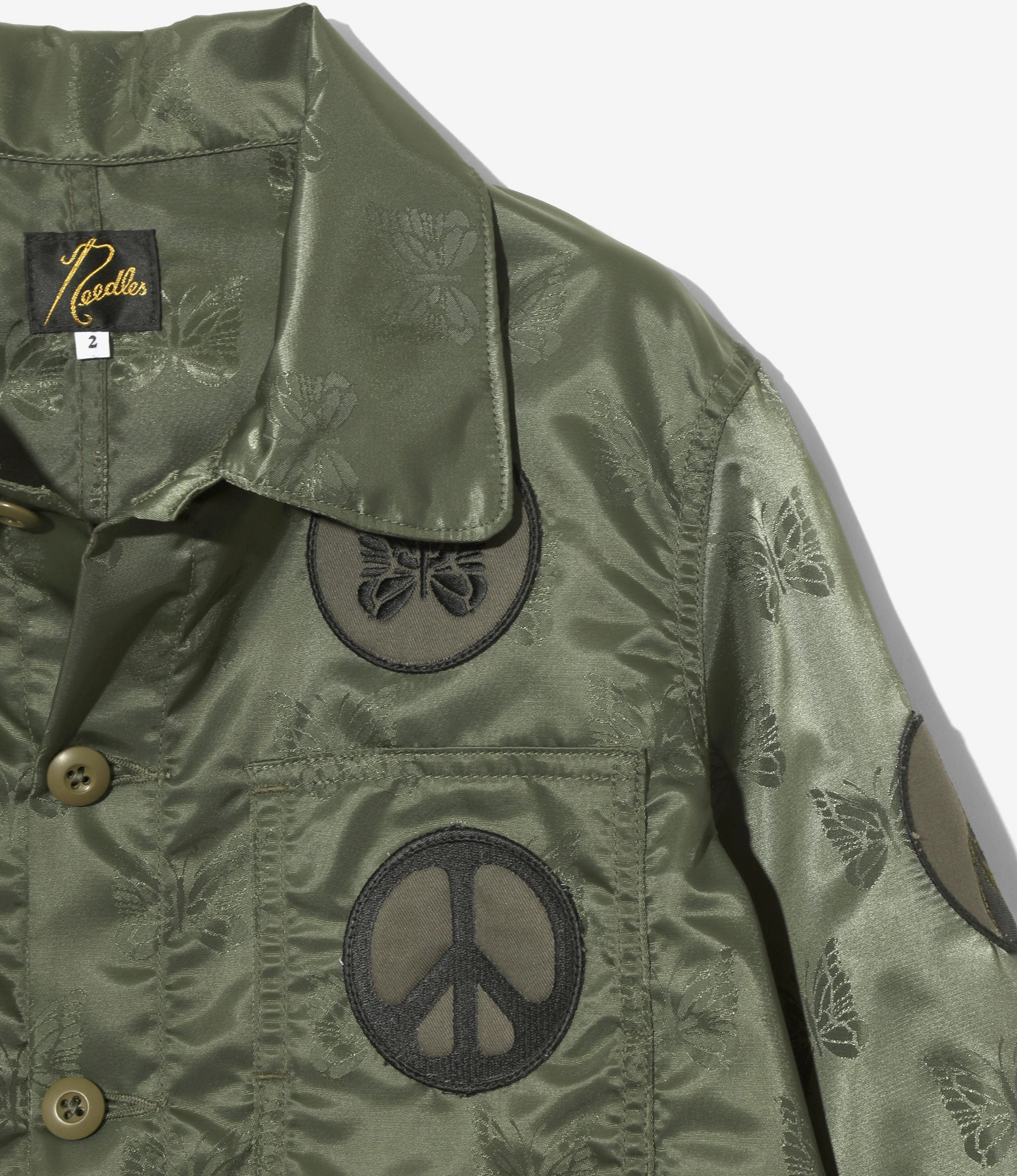 DN Coverall ?C Olive Papillon Jacquard Sateen Beanie