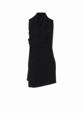 Folder TA/PE CREPE DE CHINE DRAPED LONG VEST