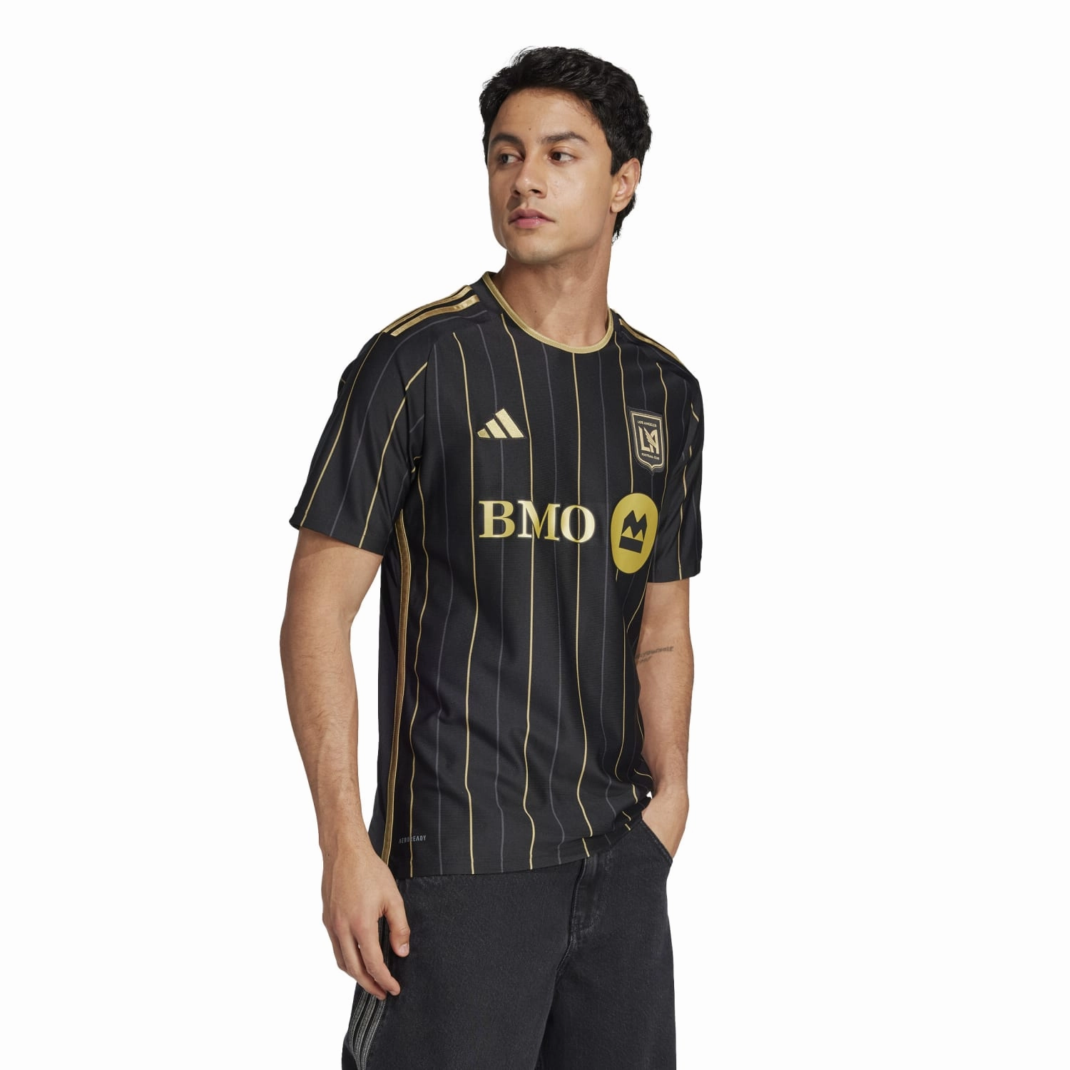 spandex blend LAFC 24/25 Replica Home Jersey - Mens