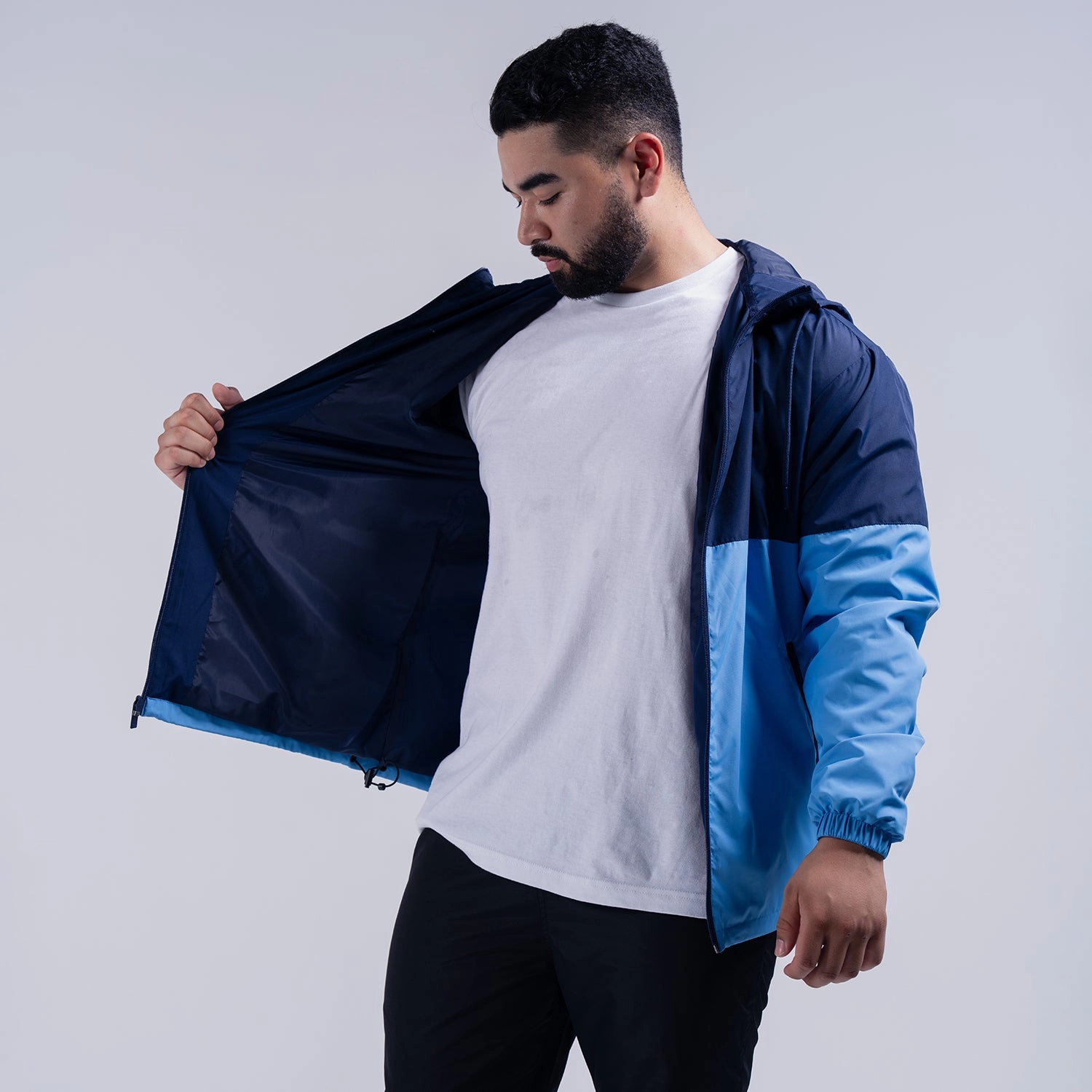 Colorblock Windbreaker - Mens Seamless Integration Suggest
