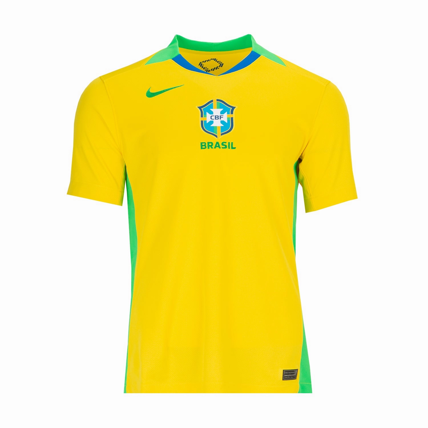 Durable Material Comfy Vibes 25/26 Brazil Stadium Home Jersey - Mens