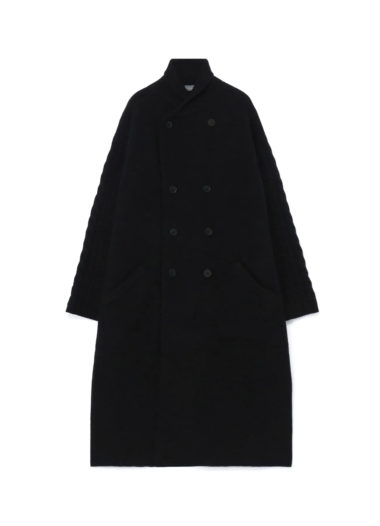 Calm Outfit 3G WOOL FELT FULLED SHAWL COLLAR COAT
