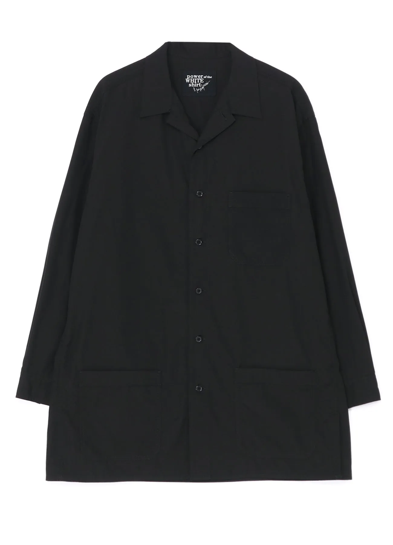 3-POCKET OPEN COLLAR SHIRT Tear Resistant Reinforcement