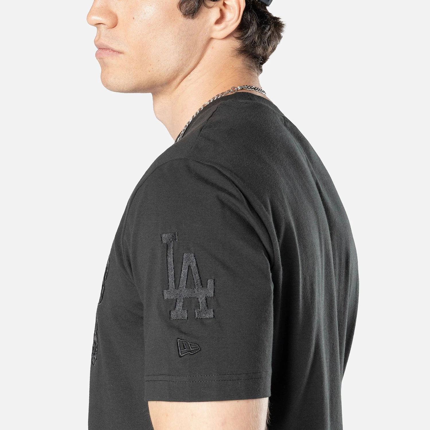 Premium Cotton Dodgers Triple Black Tee - Mens
