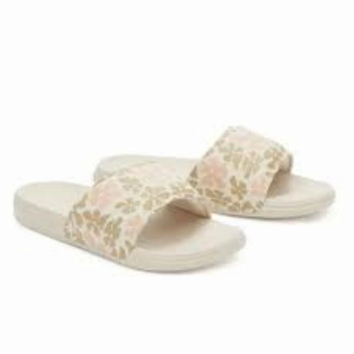 Women's Flip Flops Vans La Costa Slide-On VN0A5HFEBOD1 Beige Simple Simple Step-On