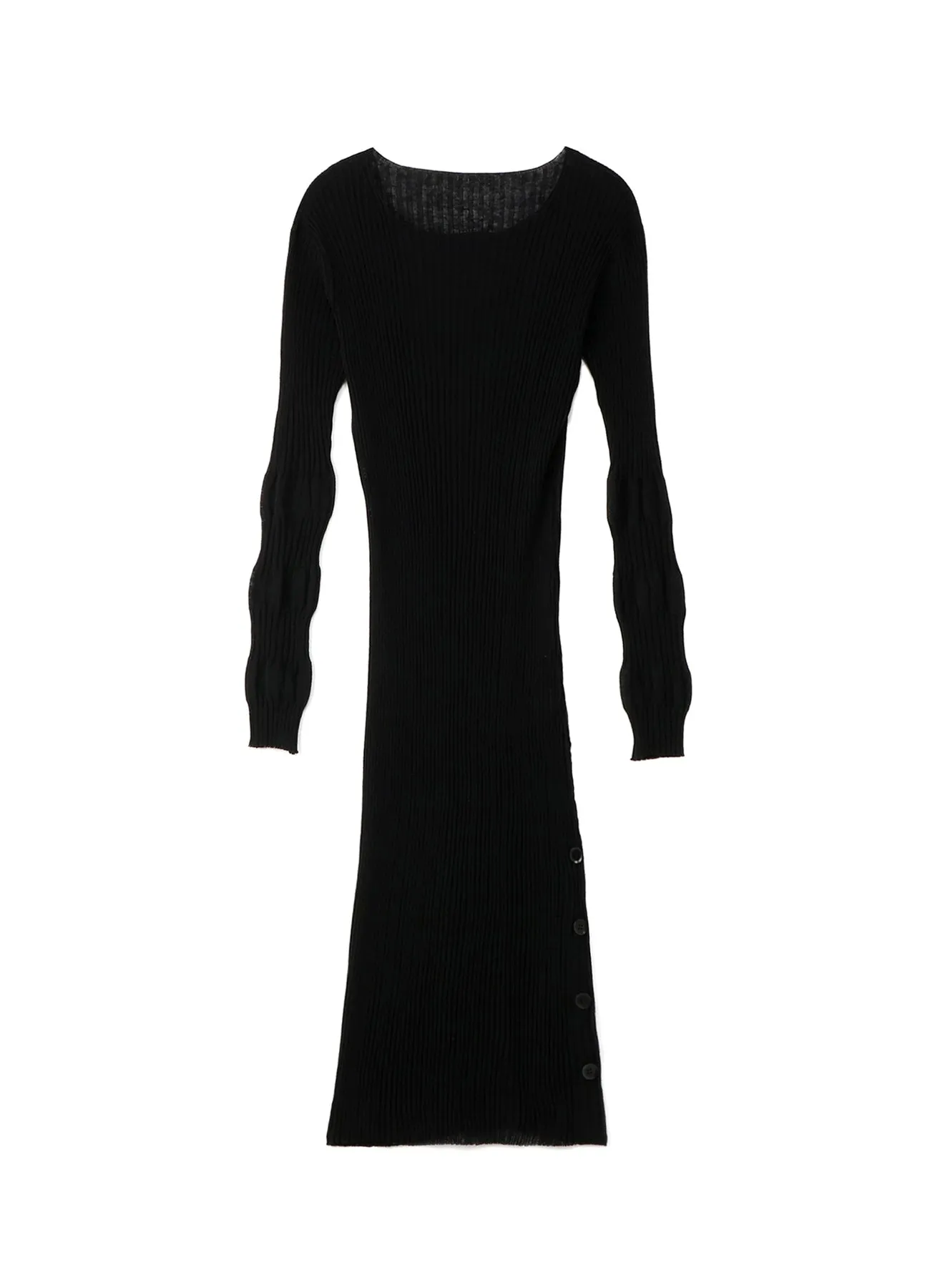 16G2P PS RIB RIB LONG SLEEVE OP Loopwheel Construction