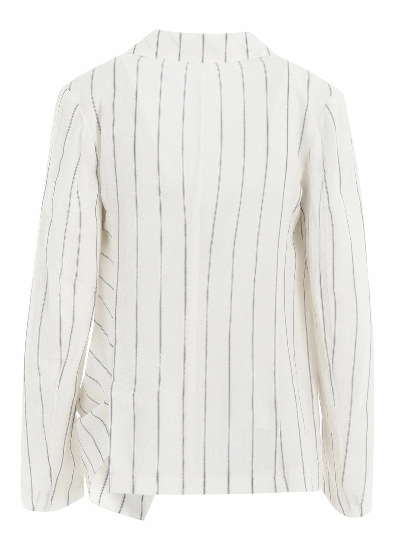 Quilted Lining WASHER STRIPE LEFT SIDE DROPPED JACKET