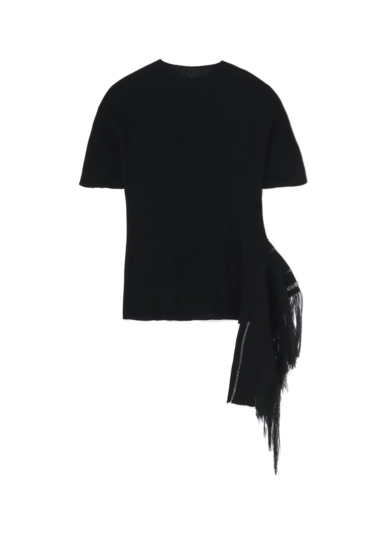 WHOLEGARMENT RIB FRINGE SHORT SLEEVE Water Repellent Finish Smart Style