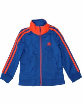 bar Storm Protection ADIDAS Baby Boys Tracksuit Top Jacket 18-24 Months Blue Colourblock