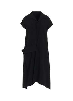 GABARDINE R DRAPED SHIRT DRESS Lunch Date