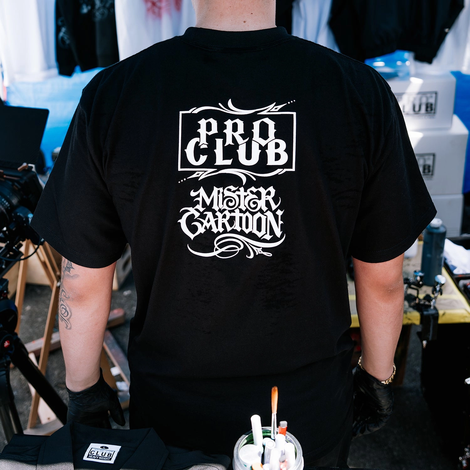 Comfort and Fit Comfortable apparel Mister Cartoon Boxed Tee -Mens