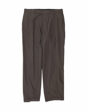 Tailored Craft Dapper Look HUGO BOSS Womens Suit Trousers US 38 Medium W30 L30 Grey Pinstripe