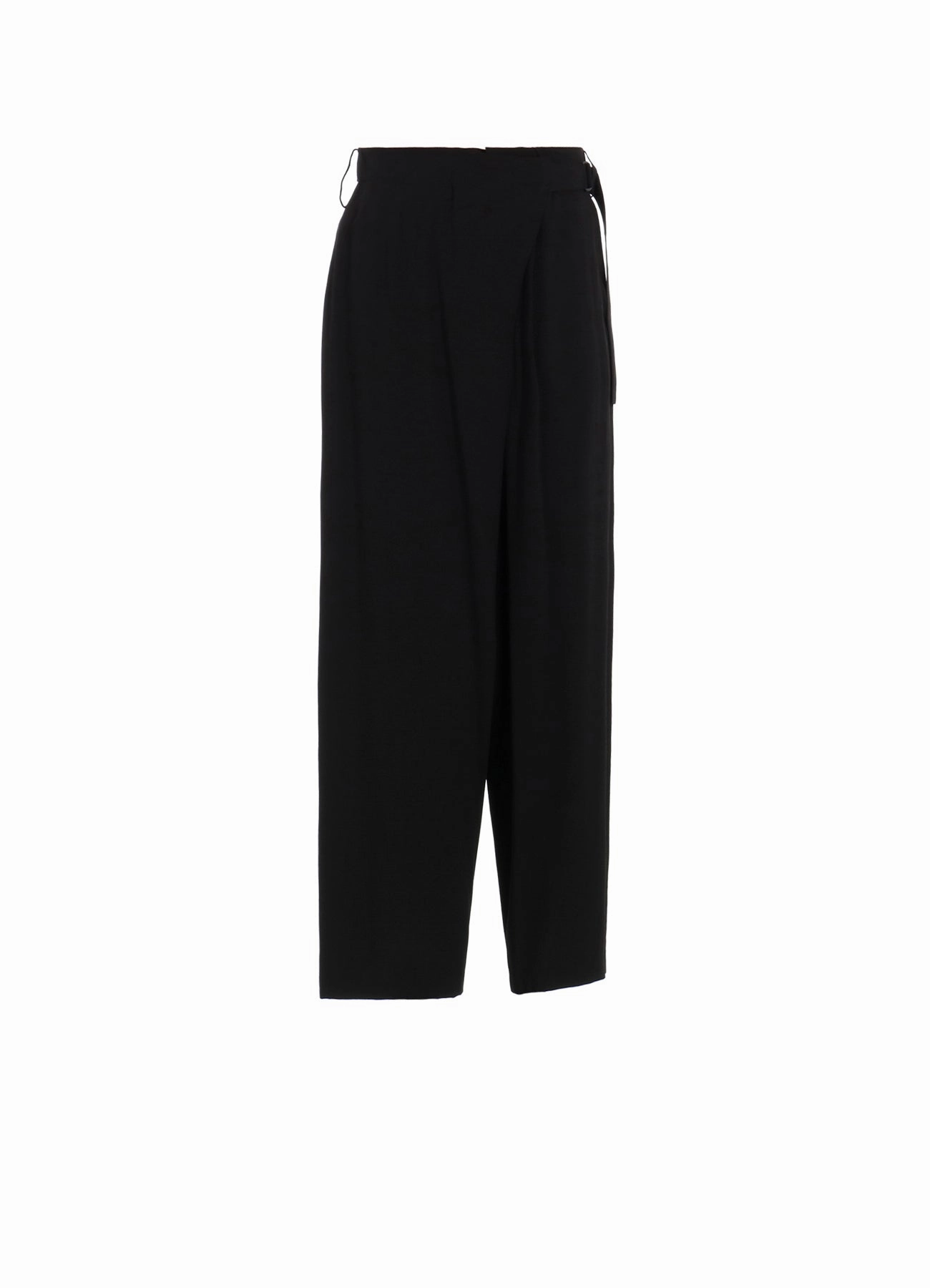 Machine washable SlimFit Ry WRINKLED LAWN L FRONT TUCK PANTS