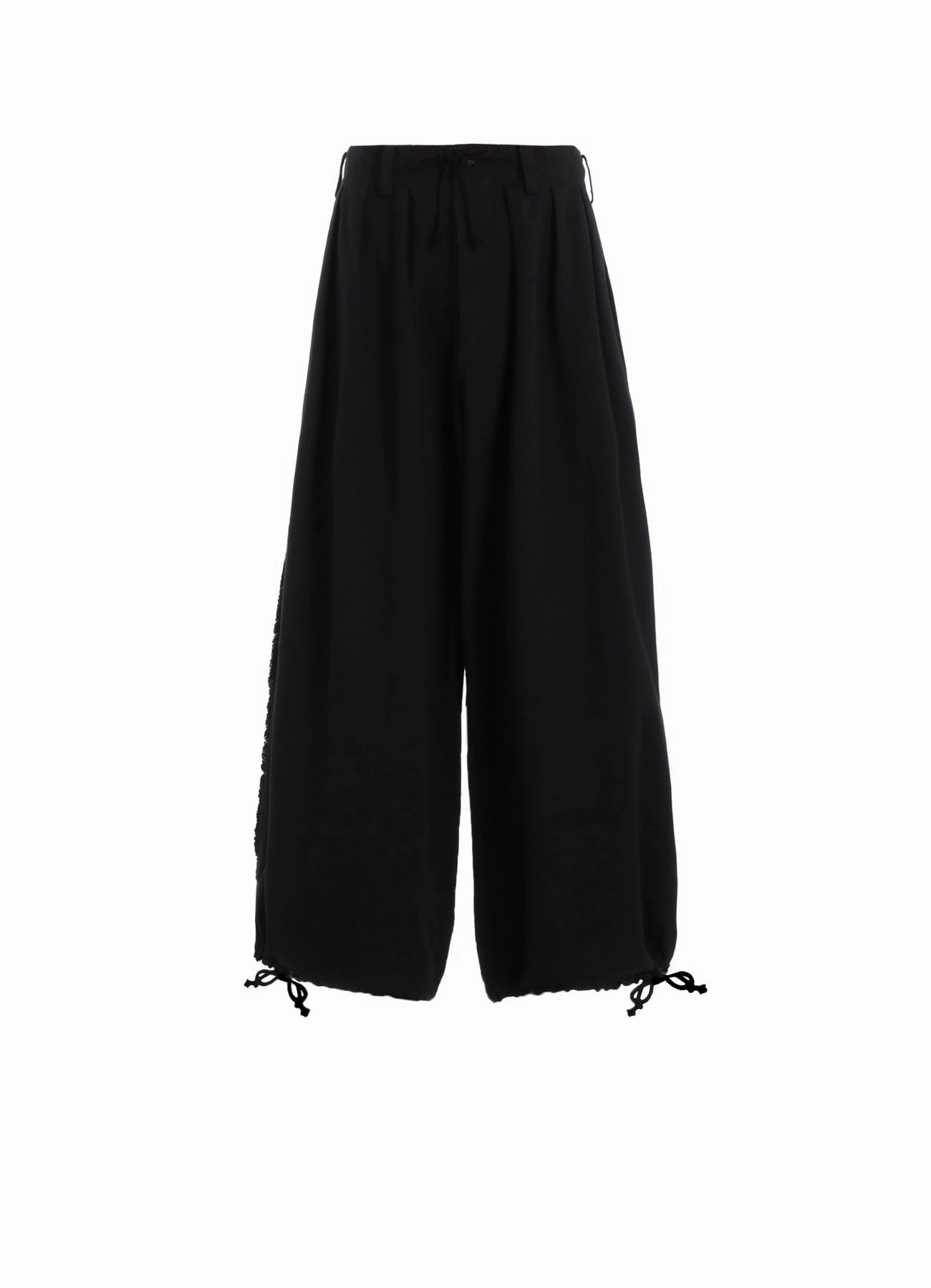 COTTON DRILL CUT-OUT BALLOON PANTS Reinforced Seams