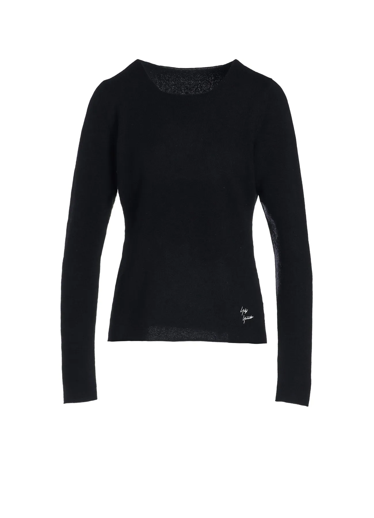 12G EMBROIDERY PLAIN WEAVE EMBROIDERY ROUND NECK PO Brushed Inner Lining