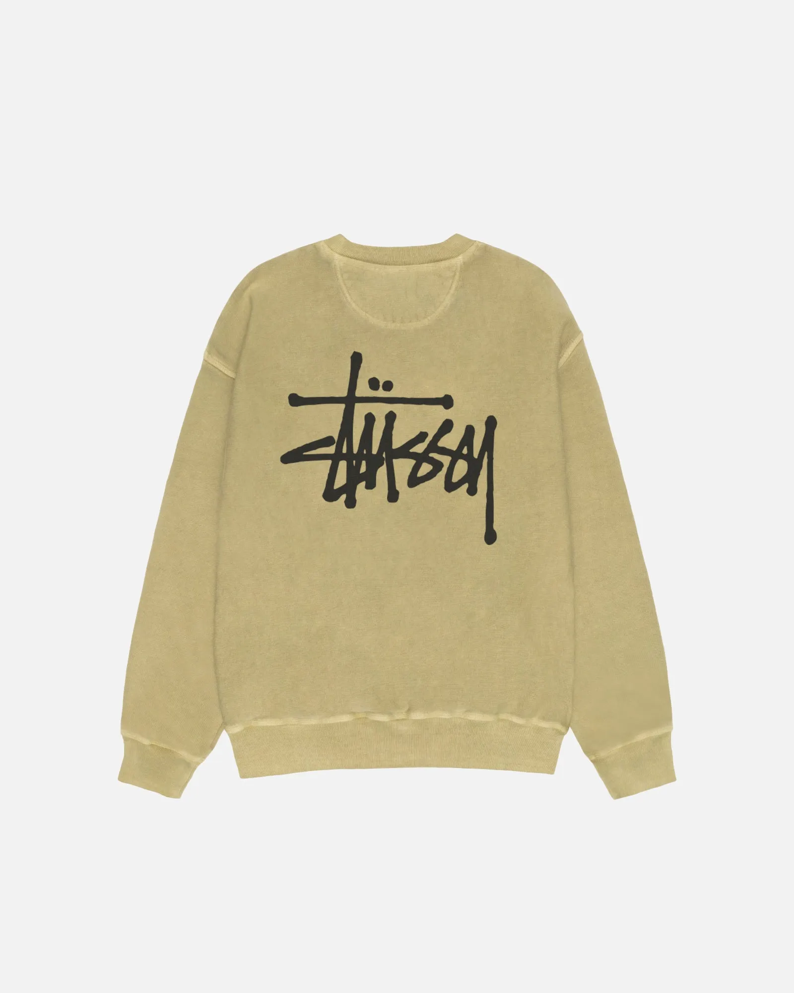 product budget friendly choice bead accents BASIC STUSSY PIG. DYED CREW