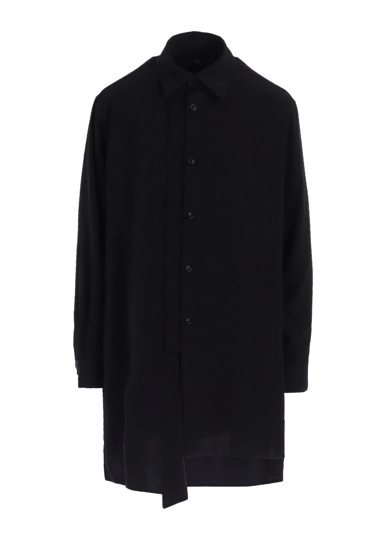 TA/PE CREPE DE CHINE ASYMMETRIC BLOUSE Workwear Essential Tear Resistant Reinforcement