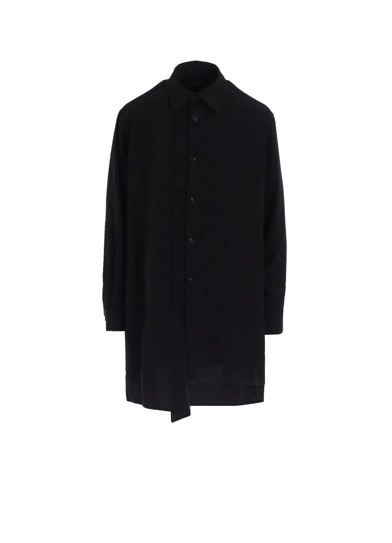 Indoor Comfort TA/PE CREPE DE CHINE ASYMMETRIC BLOUSE