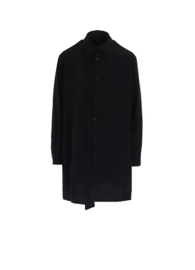 Indoor Comfort TA/PE CREPE DE CHINE ASYMMETRIC BLOUSE