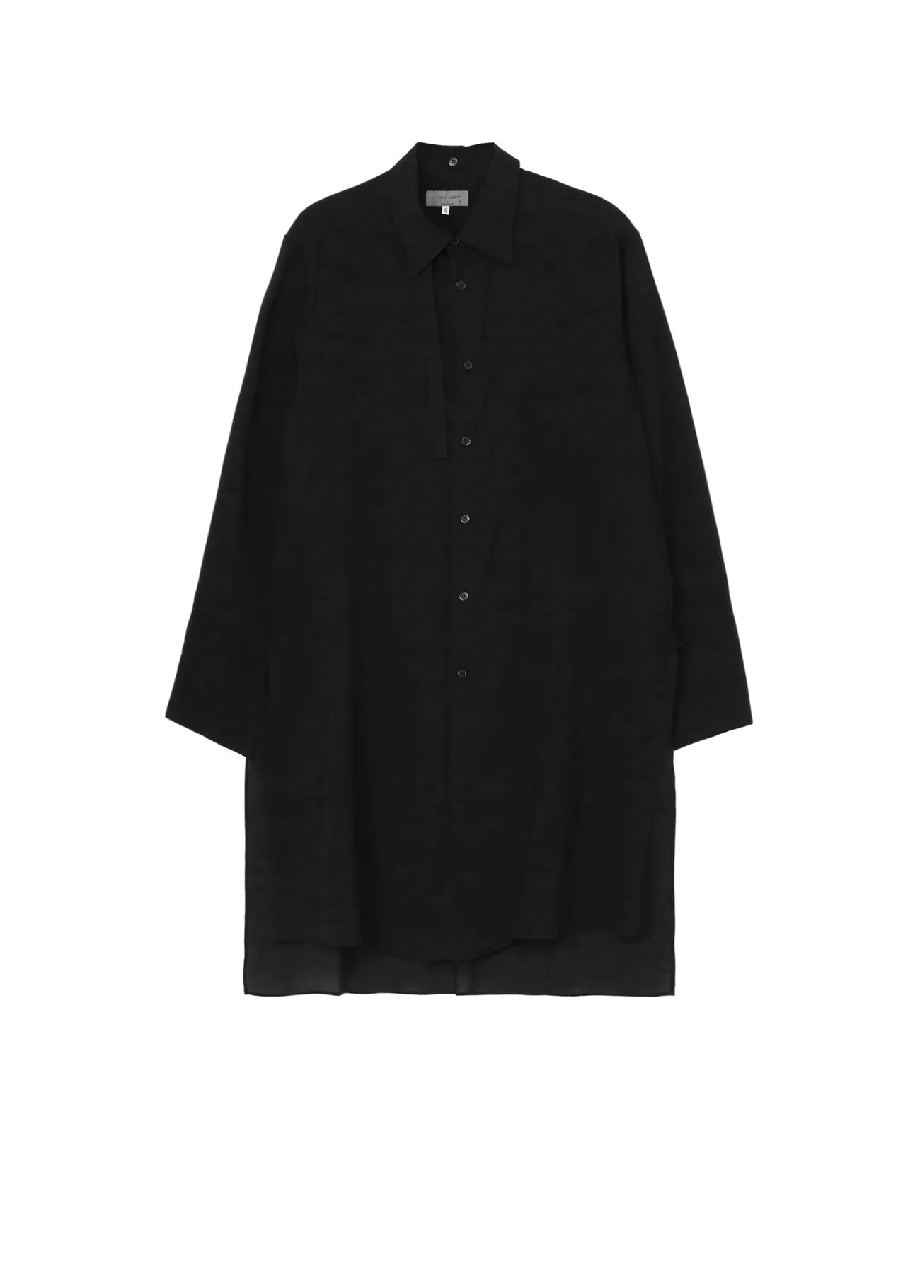 Graphic Art Functional Fashion 80 MODAL LOAN ASYMMETRY COLLAR BLOUSE