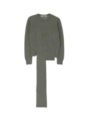 Seasonal Comforted Alp/Ny/W Plain Stitch Design Cardigan