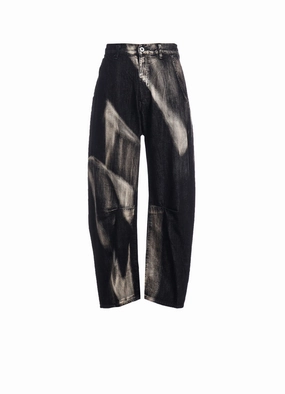 Stay Cool C/ SPOTTED DENIM GUSSET WIDE PANTS