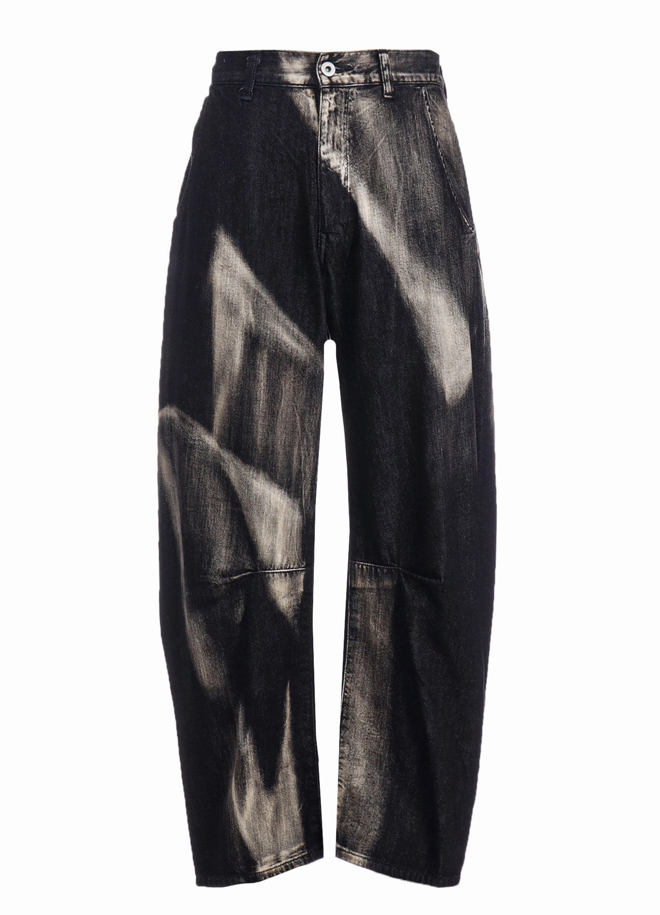 Thermal Regulating Fabric C/ SPOTTED DENIM GUSSET WIDE PANTS