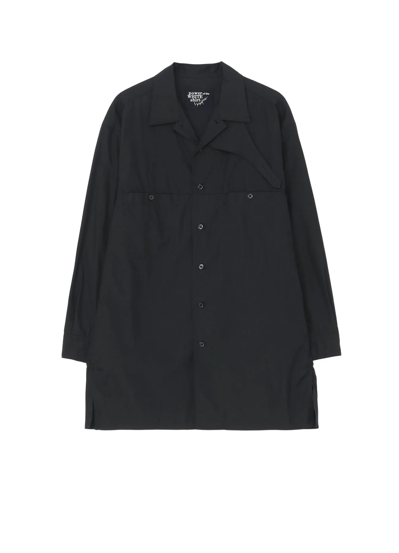 SHIRT WITH CHIN FLAP DETAIL Versatile Layering Piece