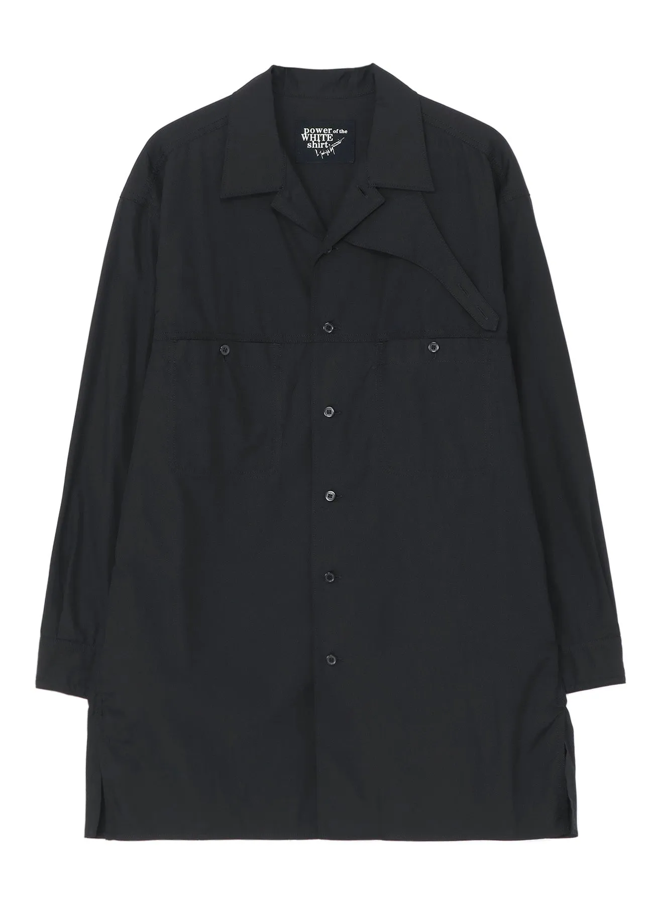 SHIRT WITH CHIN FLAP DETAIL Contemporary Design