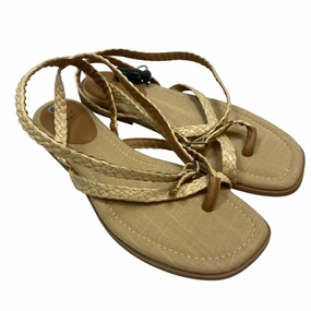 Sandals Flats By A New Day In Tan, Size:9.5 Stay Breezy festival look