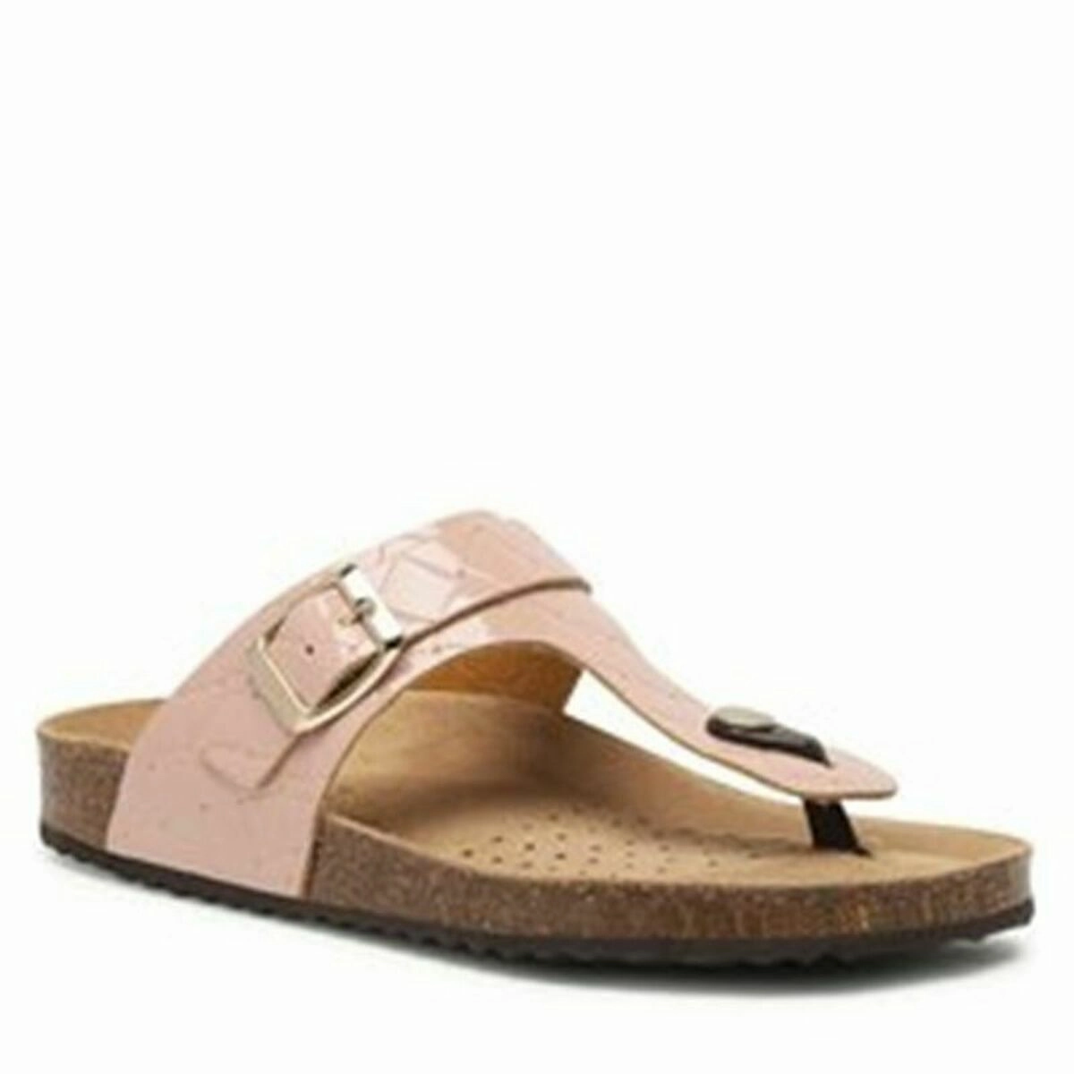 Ventilated Upper Padded Women's sandals Geox Brionia Beige
