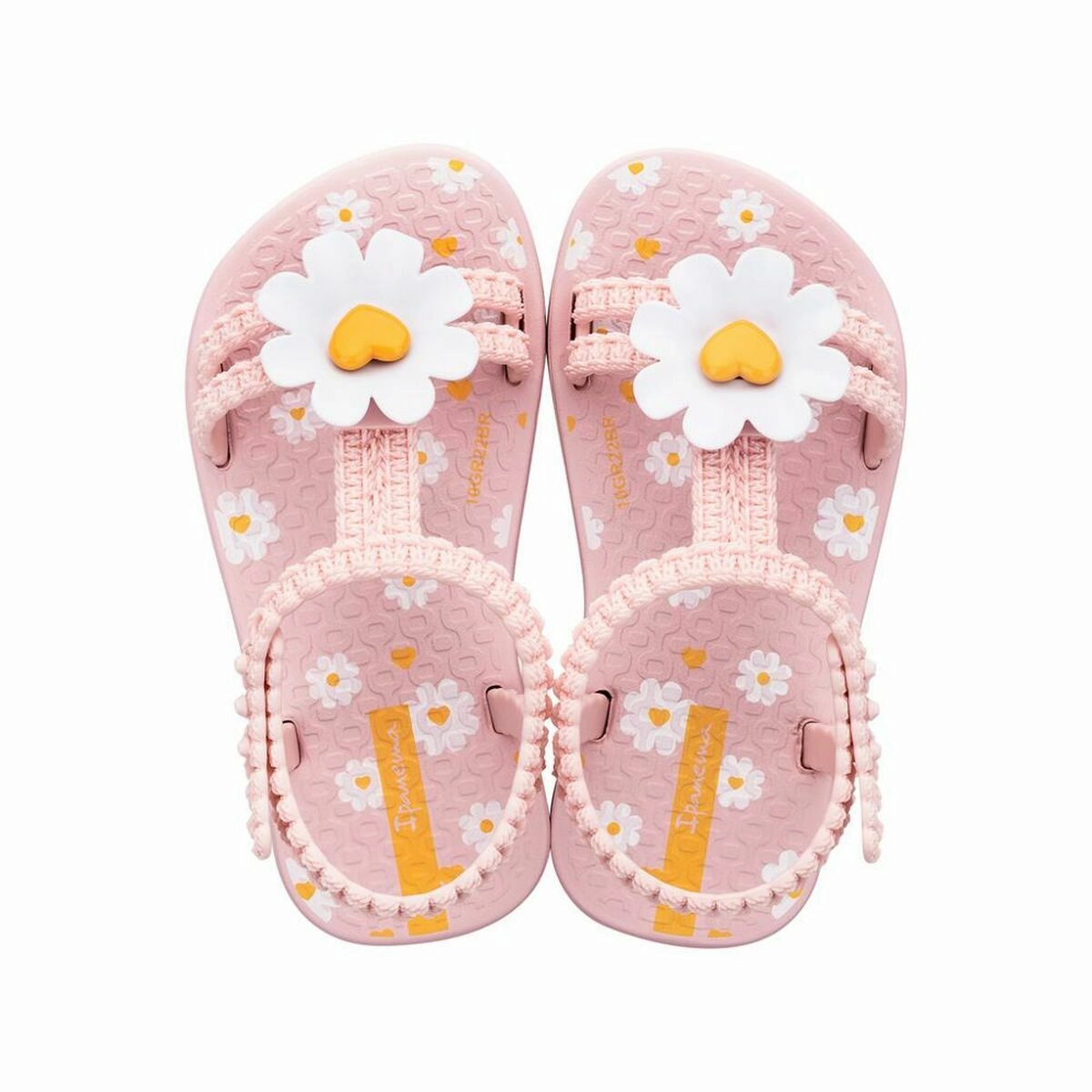 Flip Flops for Children Ipanema  DAISY BABY 83355 AH420 Pink Wicking Inner Layer RemovableInsole
