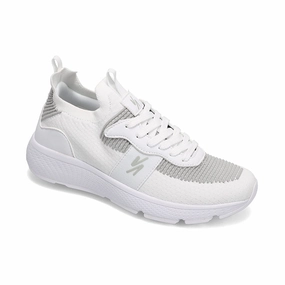 Women's Reign White/Grey/White Adaptive Footbed Tech Reflective Detailing