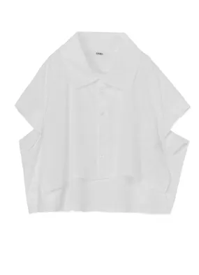 Cocktail Party 100/2 BROAD COTTON ELBOW SLIT SHIRT