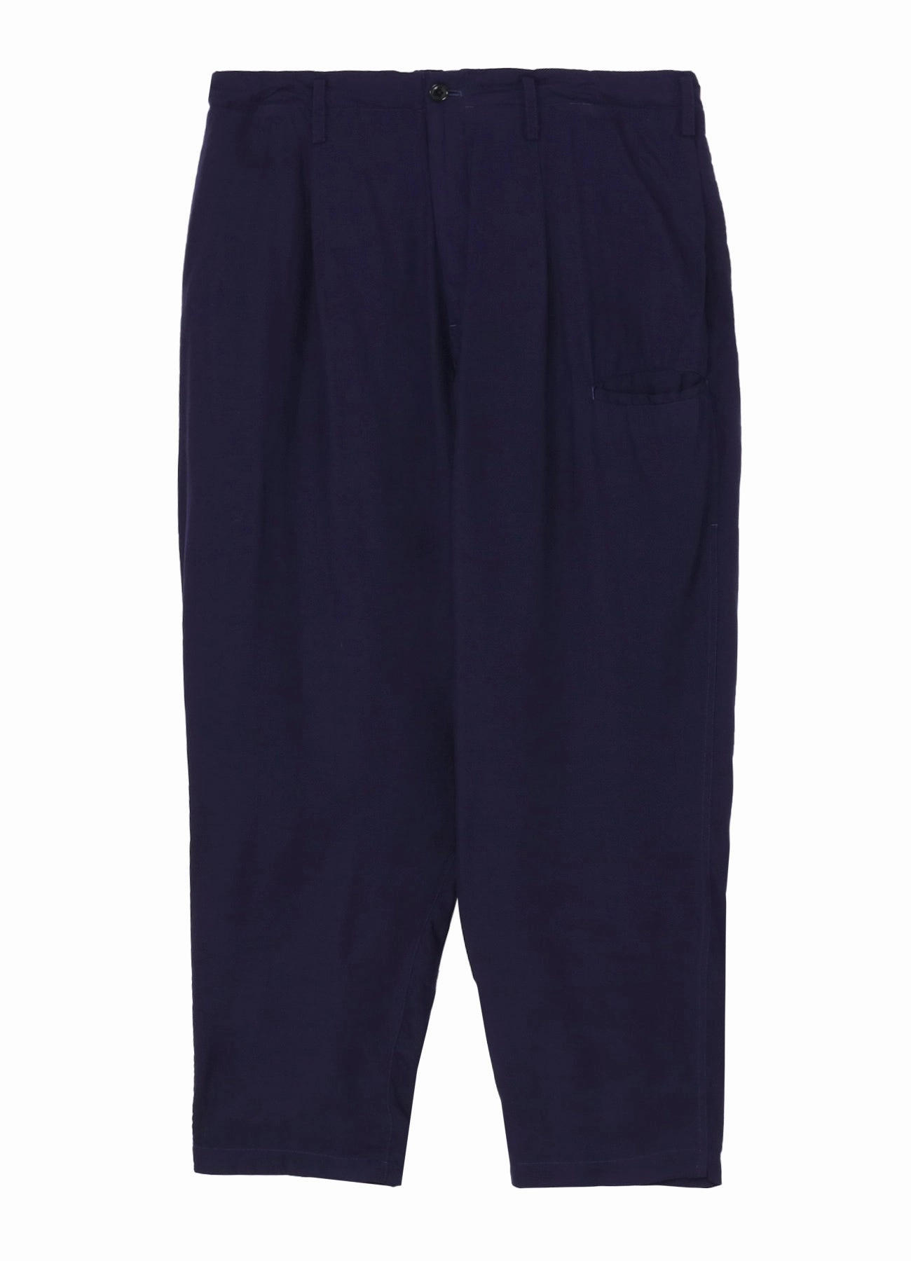 Tear Resistant Weave CELLULOSE VIYELLA PANTS WITH SIDE TUCK