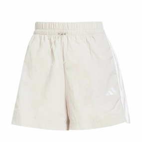 Snag Free Zipper formal shorts Essentials 3-Stripe Woven Short - Womens