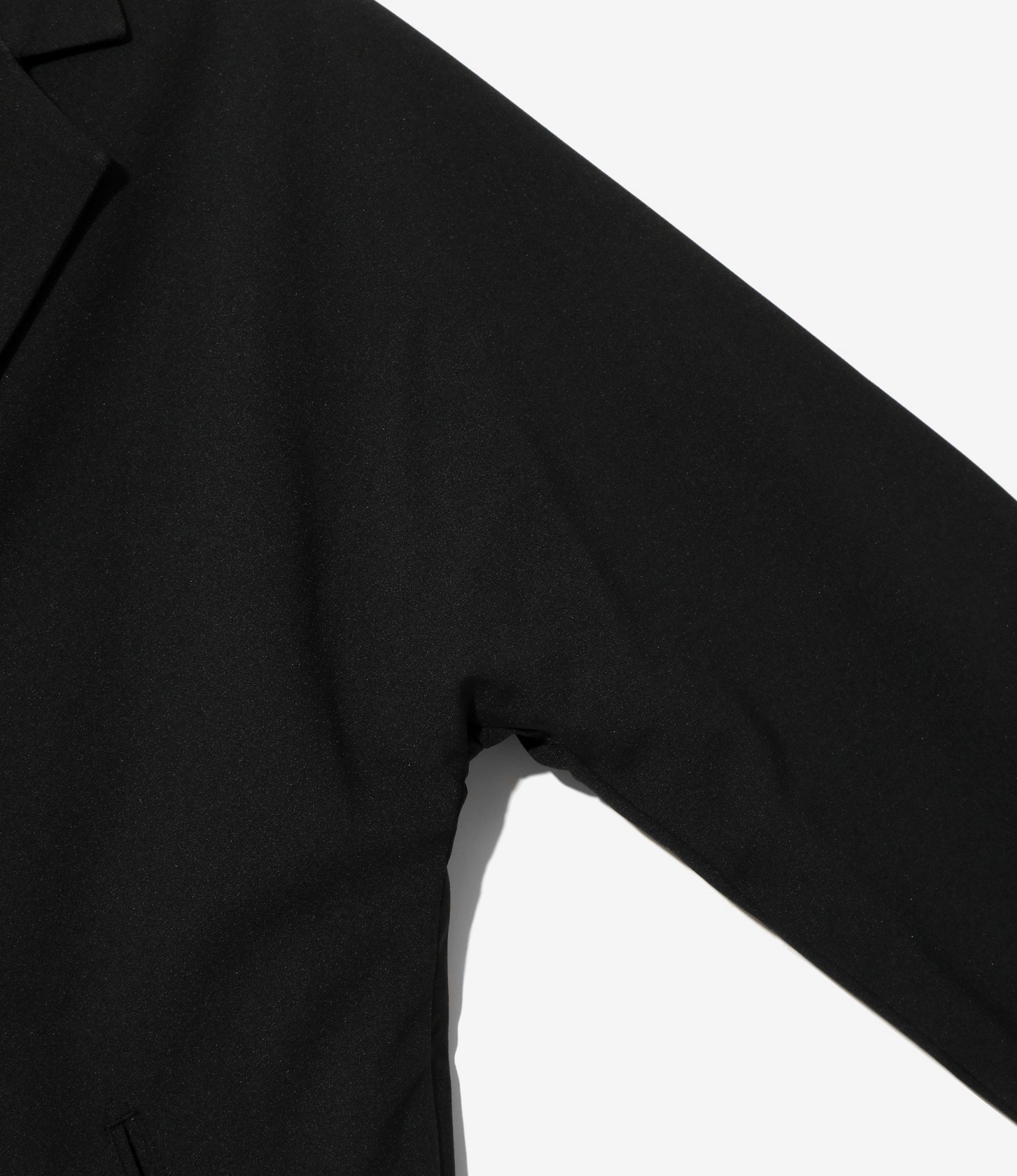 Miles Jacket ?C Black Polyester Cloth DualVentilation Zippers