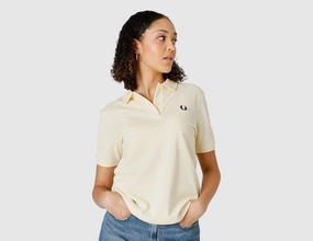 Tagless Comfort Airflow Ventilation Design Fred Perry Women's Fred Perry Shirt / Ice Cream
