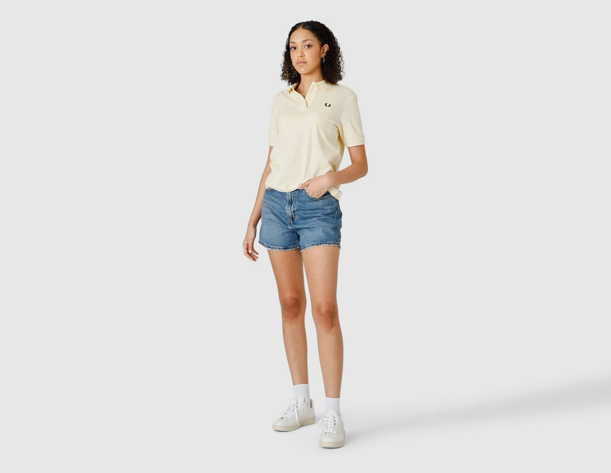 Work efficiency Fred Perry Women's Fred Perry Shirt / Ice Cream