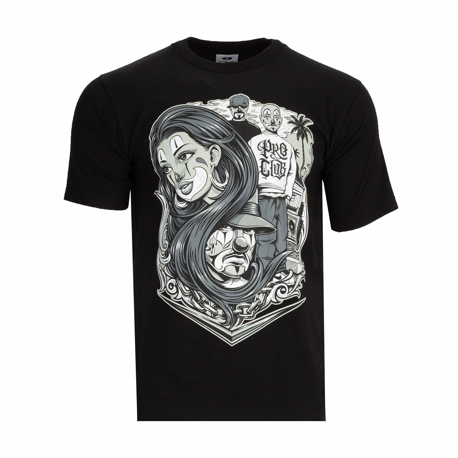 Sustainable production Outdoor Trend Mister Cartoon Chained Tee -Mens