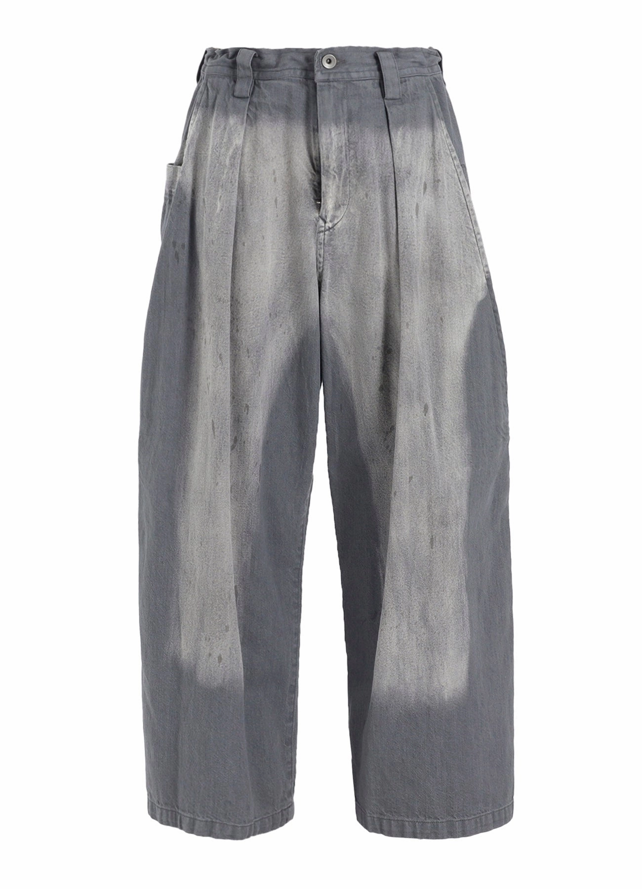 DurablePolyester Tall Length SPOTTED DENIM FRONT BIG POCKET PANTS