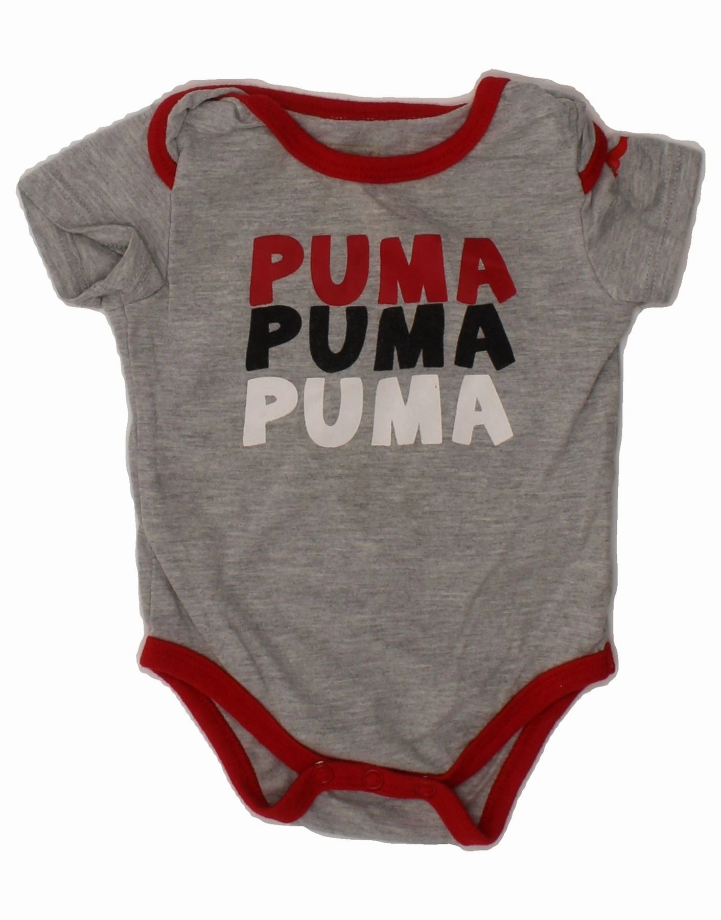 PUMA Baby Boys Graphic Bodysuit 0-3 Months Grey Stylish Durable Urban Model