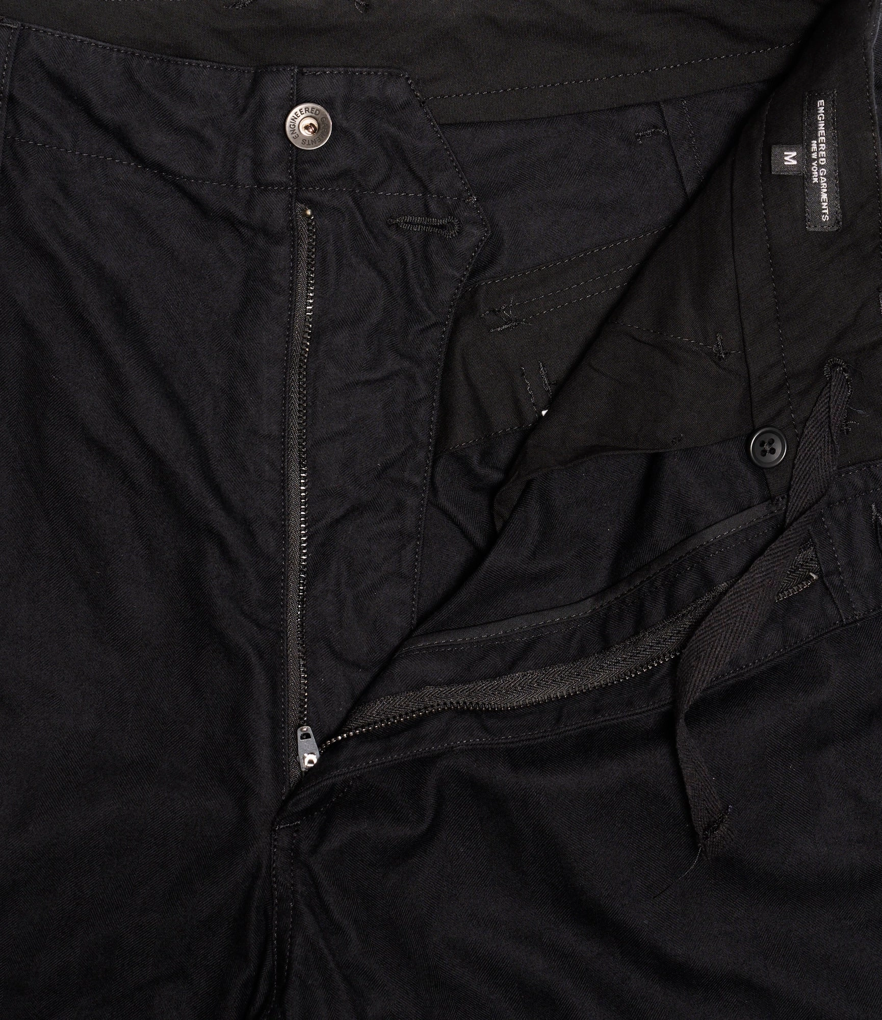 Light Fit Wear Compact Pack Painter Pant ?C Black Brushed Herringbone Cotton